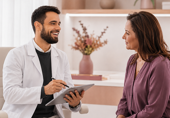 Consulta de ginecologia convencional e preventiva